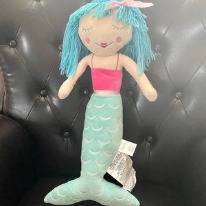 Mermaid decorative pillow